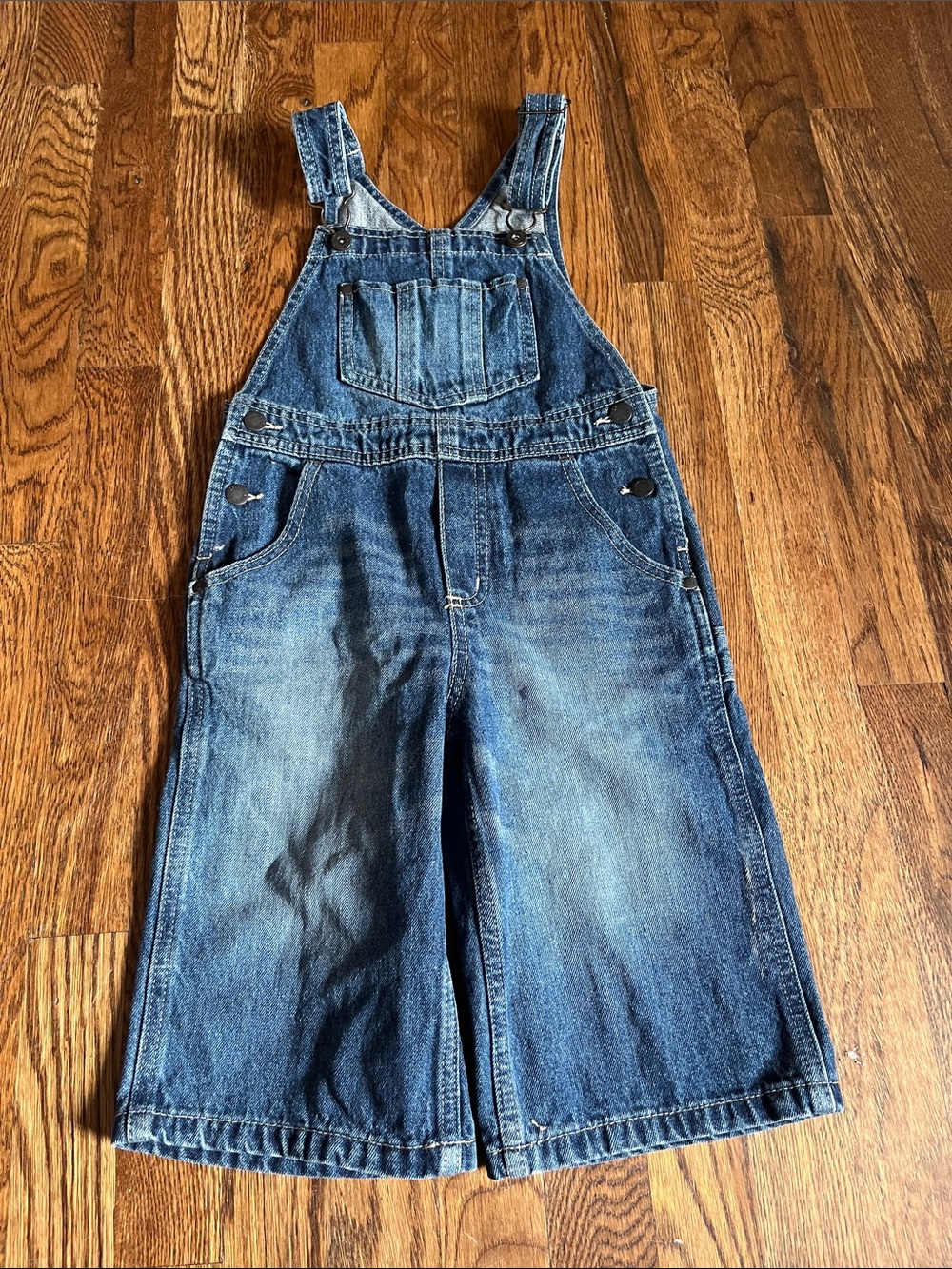 Genuine OshKosh Kids' Bib Overalls Vintage Denim Overalls Like New 5T Cottage